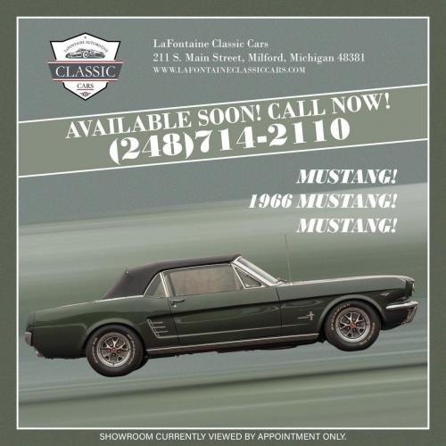 1966 MUSTANG GREEN