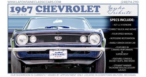 1967 cAMARO ss yENKO tRIBUTE (BLUE)