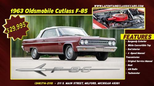 Oldsmobile Cutlass 1963 f85