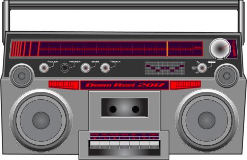 ghetto blaster(asset)
